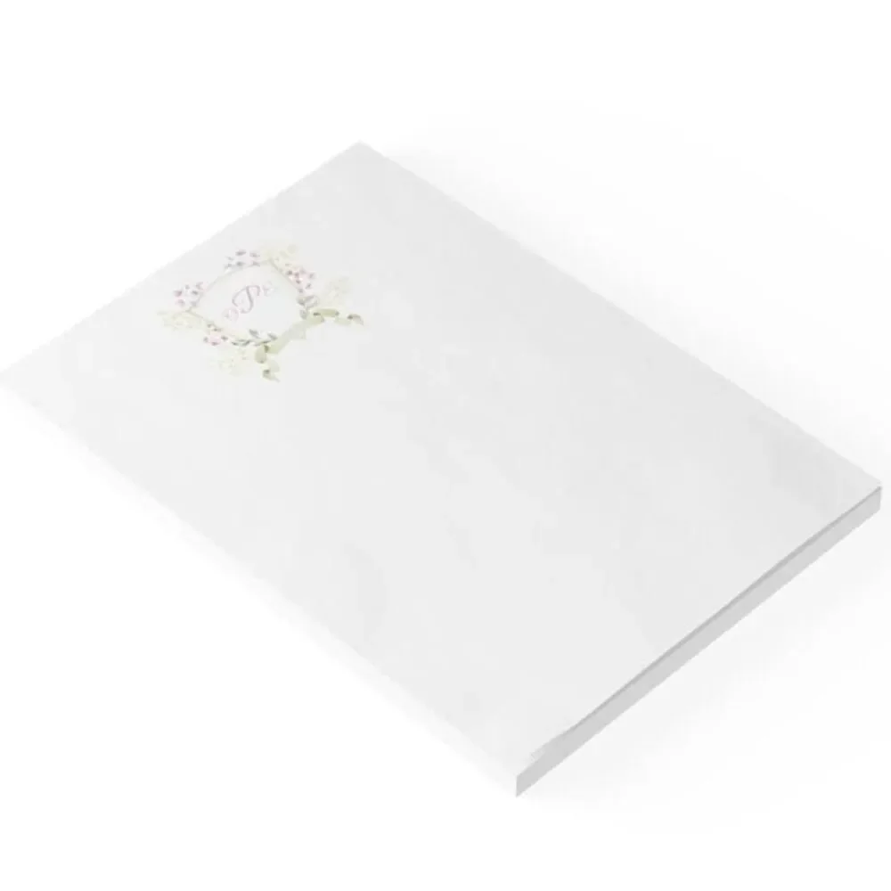 Personalized Monogram Notepad | Colorful Floral Chinoiserie Notepad | Personaliz